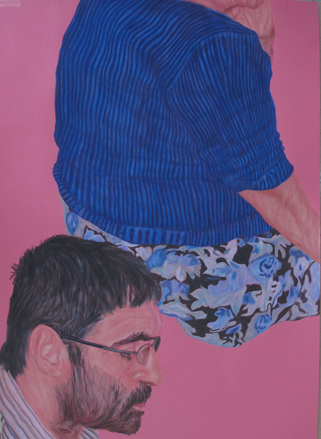 Sadra Mirsharifi, Untitled, 2017, Colored pencil on matboard, 50 x 70 cm